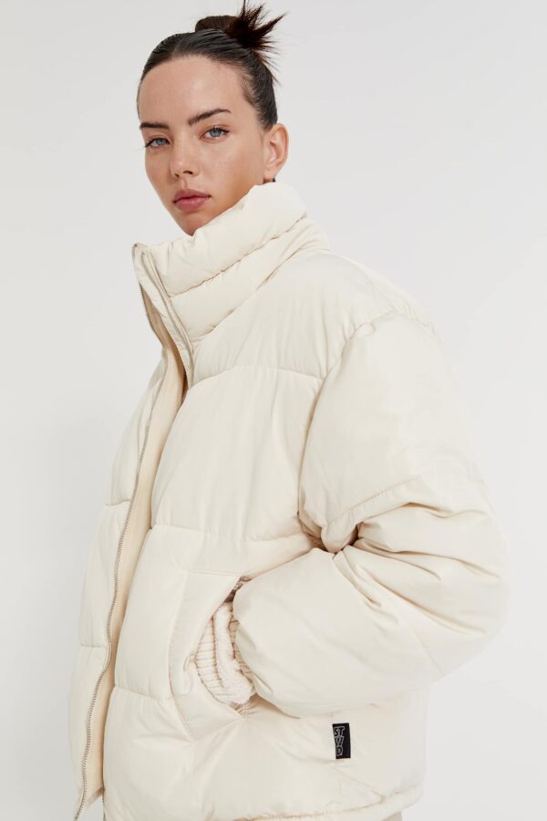 Basic High-Neck Puff Jacket - Image 5